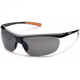 Rectangular Zephyr Polarized Sunglass - Black - CM11XGFCRCH $29.98