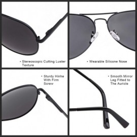 Square Aviator Sunglasses for Women Men Polarized Vintage Retro Designer Glasses UV 400 Protection - C518NCH6Z8A $9.35