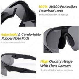 Goggle Polarized Sunglasses bicycle glasses - Sports UV400 Protection TR90 Frame Baseball Running Hiking Fishing Driving - C8...