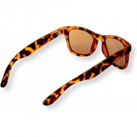 Sport Unisex Iconic RUBBERIZED UNISEX SQUARE POLARIZED SUNGLASSES (ICON) - Tortoise - C1186EI2UAD $13.50