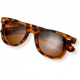 Sport Unisex Iconic RUBBERIZED UNISEX SQUARE POLARIZED SUNGLASSES (ICON) - Tortoise - C1186EI2UAD $13.50