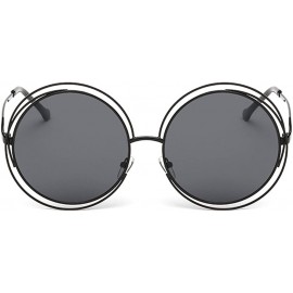 Round Fashion Men Womens Sunglasses UV 400 Retro Vintage Round Frame Glasses - C - CX196EUUM8I $17.73