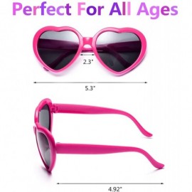 Oversized Dozen Pack Heart Sunglasses Party Favor Supplies Holiday Accessories Collection - Adult Purple - CR18G75CNL5 $20.76