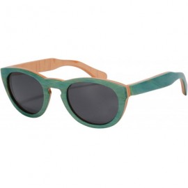 Wayfarer Wooden Glasses Bamboo Wood Polarized Sunglasses with Bamboo Frame Eyewear-Z68022 - C517YIA3ZRY $36.65