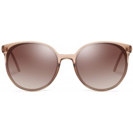 Square Vintage Oversized Polarized Sunglasses for Women 100% UV400 Protection WS069 - Brown Frame Brown Lens - CC18MD28TUG $1...