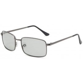 Oversized Men's sunglasses and sunglasses-Gun gray_Brown - C9190MAQ8LR $31.86