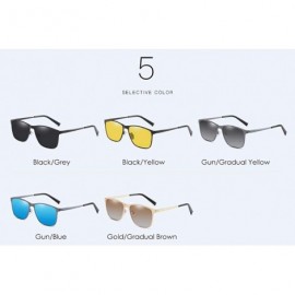 Aviator Polarized sunglasses for men and women anti-glare brightening driving Polarized Sunglasses - D - C918QO3XCLL $29.18