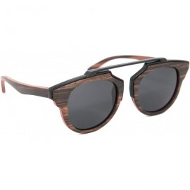 Square Handmade Brand New Naples Wood Sunglasses Flexible Hinge Polarized UV400 Men Women - CI187AX53HU $23.50