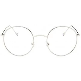 Wayfarer Retro Oversized classic Metal Frame for Men Women clear lens Eyewear - Color 6 - C518MDM36SN $8.45