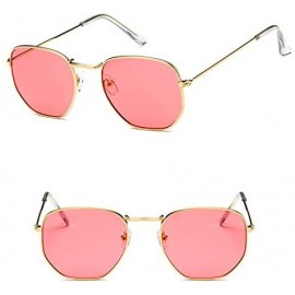 Square Vintage Sunglasses Classic Eyewear - Red - C2198O4N9X6 $31.14