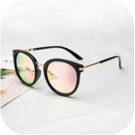 Oversized 2019 New Sunglasses Women Driving Mirrors Vintage Reflective Flat Lens Sun Glasses Female Oculos UV400 - C2 - C9198...