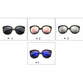 Oversized 2019 New Sunglasses Women Driving Mirrors Vintage Reflective Flat Lens Sun Glasses Female Oculos UV400 - C2 - C9198...