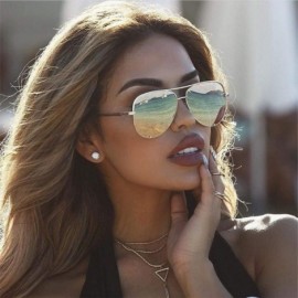 Square Sexy Lady Vintage Round Metal Sunglasses Men Driving Black Retro Mirror Sun Glasses Shade UV400 Oculos De Sol - C9199C...