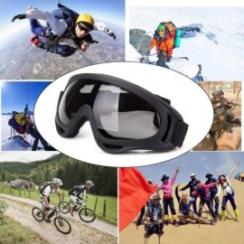 Goggle Snowboard Protection Windproof Motorcycle - Tawny+Gray - C518KQK3YEM $9.54