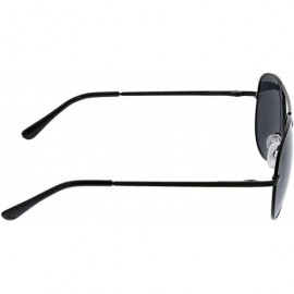 Aviator Heat Wave Reading Aviator Sunglasses - Black - CU189SS47GQ $20.33