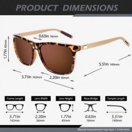 Rimless Polarized Sunglasses for Men Sports Sun Glasses Driving Cycling Fishing Shades - Tortoise Frame/Brown Lens - CU18N02U...