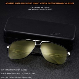 Square Blocking Photochromic Polarized Computer Included - (Al-mg)unisex1 - CD18ZY6OG3M $16.22