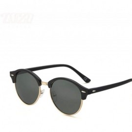 Aviator 20/20 Retro Rivet Polarized Sunglasses Men Classic Brand C01 Black Smoke - C04 Leopard G15 - CK18Y3NUTMI $15.59