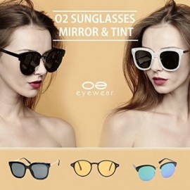 Sport 97018 XXL Premium Oversize Mirrored Funky Flat Sunglasses - Black/ Blue - CF18OKMG6H9 $15.25