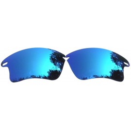 Oversized Replacement Lenses for Oakley Fast Jacket XL Blue Color Polarized - Blue - CJ124MFJA9V $11.10