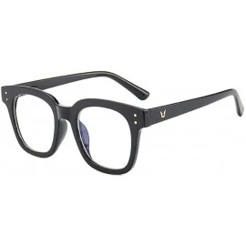 Oval glasses fashion version glasses Black Box _400 - C918GYMZR3O $37.60