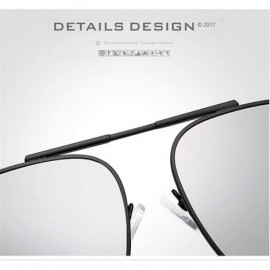 Oversized Fashion Retro Biker Fishing Oversized Polarized Sunglasses for Men and Women 15132 - Silver - CR18ZXCDEKC $14.76