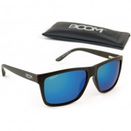 Wrap Surge Polarized Sunglasses by Dimensional Optics - Mako - CR18GU228T7 $25.40