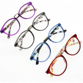 Oval New Women Oval Bohemian Style Spring Hinges Reading Glasses Reader +1.00 ~ +4.00 - All - CR18HHWGDR5 $23.98