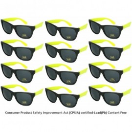 Sport Sunglasses Favors certified Lead Content - Adult-yellow - CY18EE5AULX $9.70