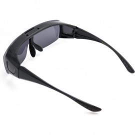 Oversized 1 Sale Fitover Lens Covers Sunglasses Wear Over Prescription Glass Polarized St7659pl - CF18EZE8Q8C $16.52