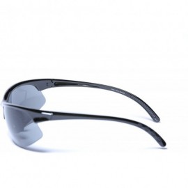 Wrap Bifocal Reading Sunglasses Outdoor Readers - Black - CI128Z7BPYV $19.11