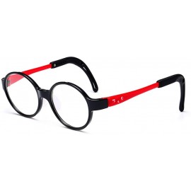 Round Children Round Eyeglass Frame Clearn Lens Non-Optical Glasses Age 4-12 - C2 - C91876XIZEG $9.00