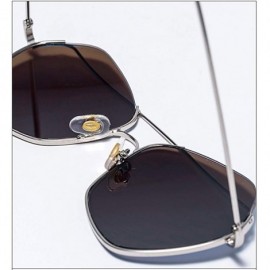 Aviator Men's and women's metal fashion sunglasses - fashion frame sunglasses - C - C318SEHDS8Q $44.11