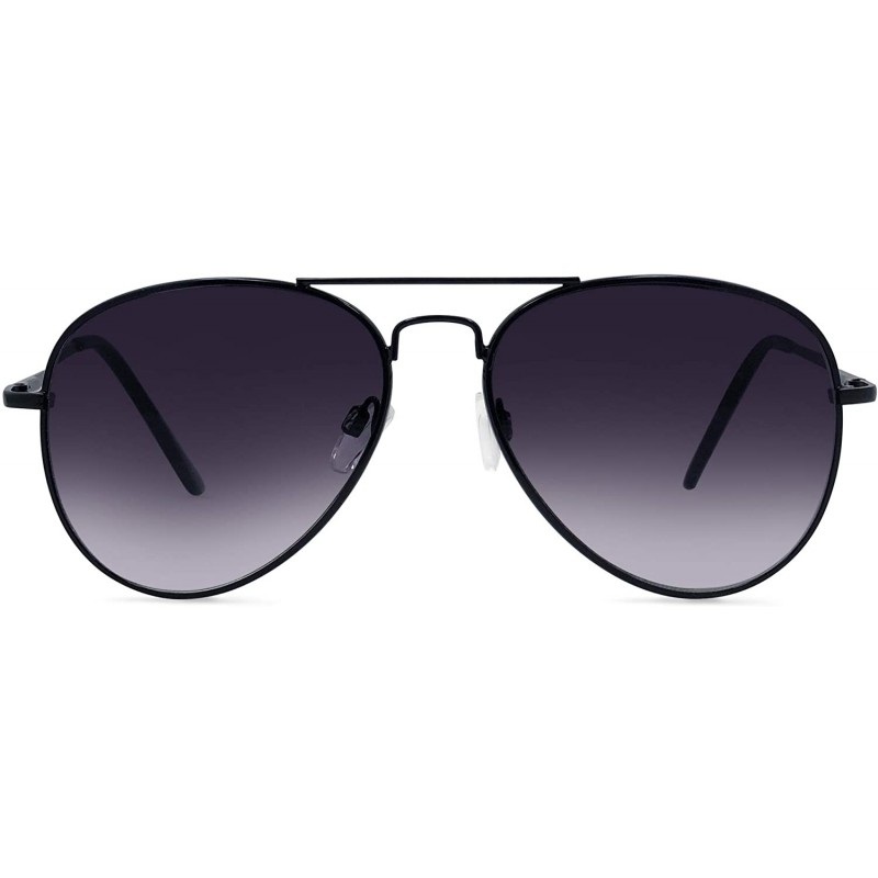 Oversized C Moore Full Reader Aviator Sunglasses for Women and Men NOT BIFOCALS - Black - CY1953CN53E $27.10