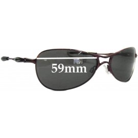 Oval Replacement Sunglass Lenses fits Oakley Crosshair S Womens 59mm Wide - C118HEOHH3O $45.11