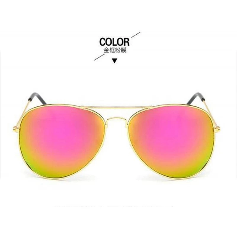 Aviator Small Round Sunglasses Women Glasses Lady Luxury Mirror Retro Metal Sun Yellow Vintage Tiny Female - 5 - C8198ZLT3WY ...