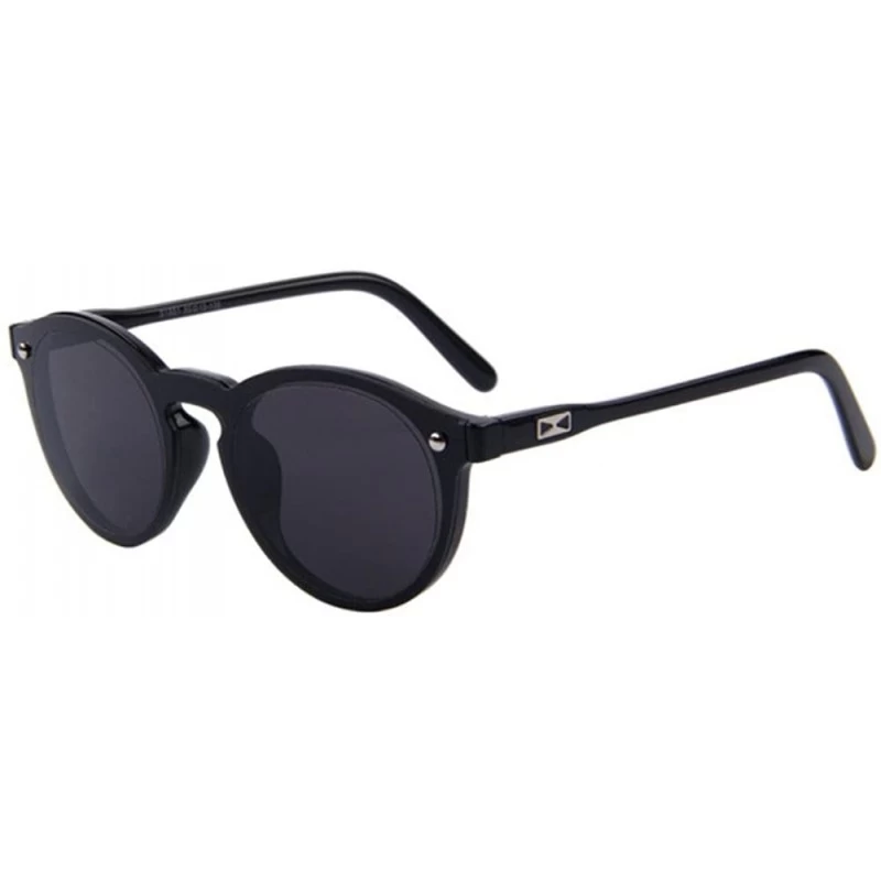 Goggle Women Fashion UV400 Sunglasses glasses Integrated Eyewear - Black - CQ17YWRDC2S $9.71