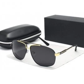 Oversized Polarized Sunglasses Man Cool Sun Glasses Men UV400 Y9754 C1BOX - Y9754 C4 - CT18XE9646Q $11.61