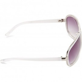 Aviator Women's R3008 Aviator Sunglasses - White - CH1176B6FH5 $36.48