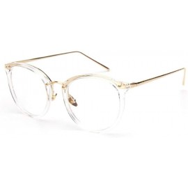 Aviator Vintage Optical Non Prescription Eyeglasses - B - CD199SD6O38 $8.25