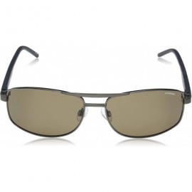 Rectangular Men's Pld2040/S Rectangular Sunglasses - Dark Blue Ruthenium/Brown Polarized - CP12MAJP2FA $44.90