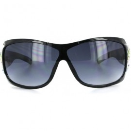 Oversized Broadway Designer Single Lens Sunglasses Colorful - C511LER7T59 $12.10