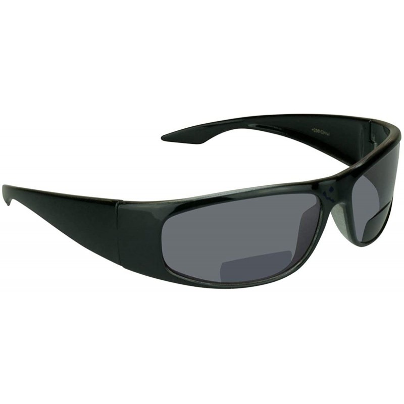 Bifocal Sun Reader Sunglasses for Men and Women. Sporty Wraparound Full ...
