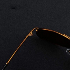 Aviator Luxury Sunglasses Men Polarized Classic Pilot Sun Glasses Fishing Y7005 C1 - Y7005 C3 Box - CX18XE9K4GQ $15.20