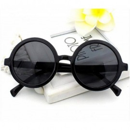 Aviator Coating Sunglasses Vintage Round Sunglasses Men Women Retro Red As Picture - Gold - C918YZXHDET $7.35