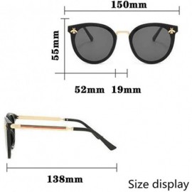 Aviator sunglasses-Fashion UV Protection sunglasses for Men Women vintage glasses retro sunglasses sunglasses round - C - CX1...