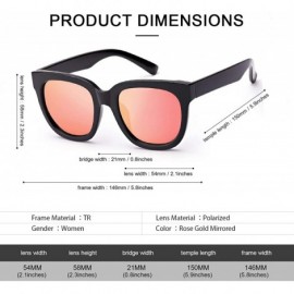 Oversized Womens Sunglasses Polarized-Mirrored Sunglasses for Women with UV400 Protection for Outdoor - C018RZZM9X5 $22.31