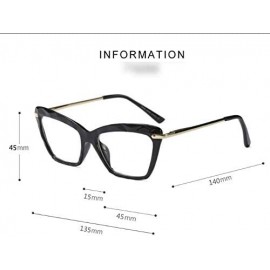 Rimless Cuadrada Mujeres tendencia Computadora Feminino - Black - C5196UOEC7U $9.10