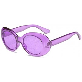 Round Kaleidoscope Glasses Transparent Goggles Sunglasses Women's Marine Small Oval Glasses - C4 - C31907U3A2T $13.84