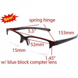 Semi-rimless Full-Rimless Flexie Reading double injection color Glasses NEW FULL-RIM - C318CAZGHUI $24.78